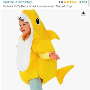 Rubies Toddler Baby shark costume